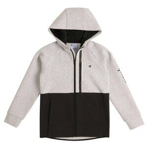 Champion Boys' Full Zip Hoodie, Gray